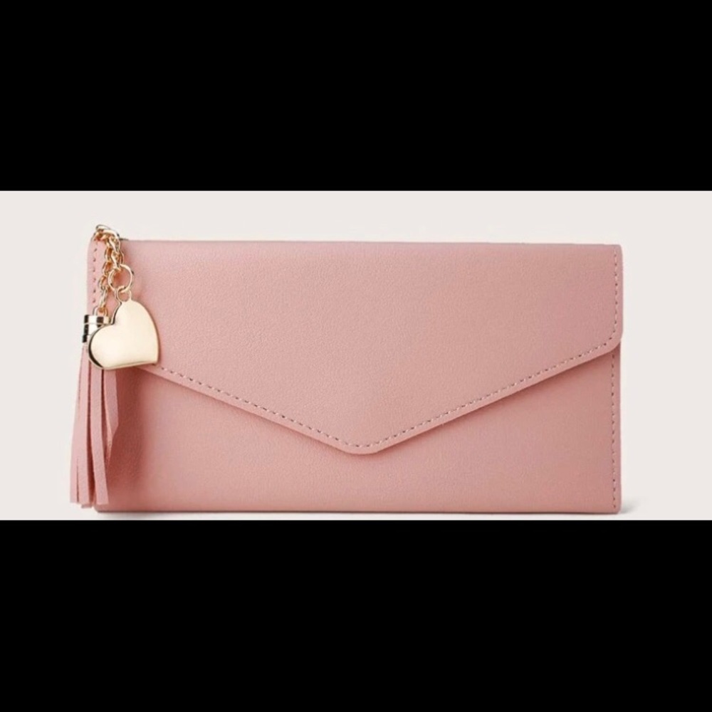 SHEIN pink wallet